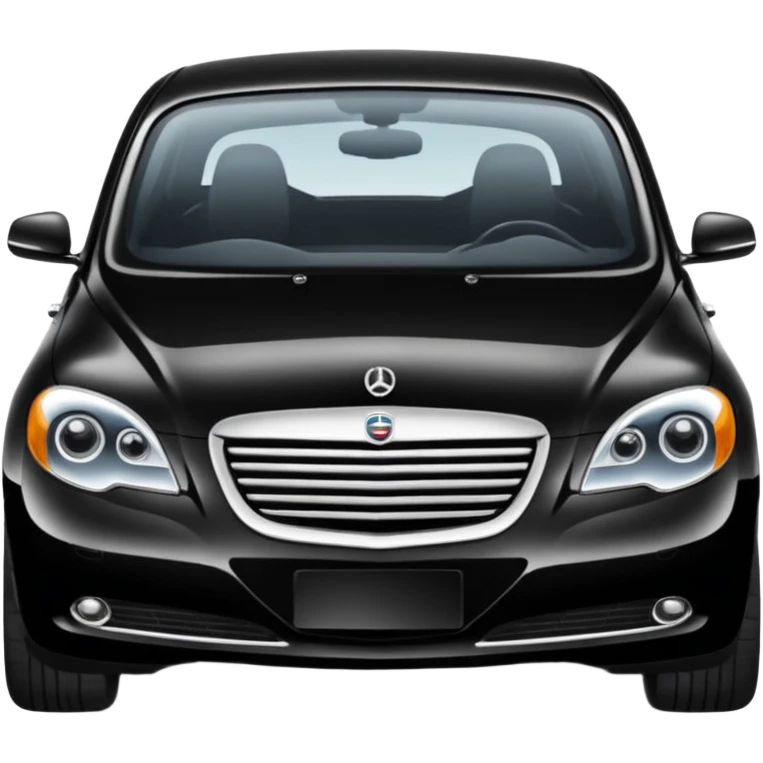 Crée-moi une voiture noire, berline, très classe La voiture  en long 2025classe S que d’un côté emoji
