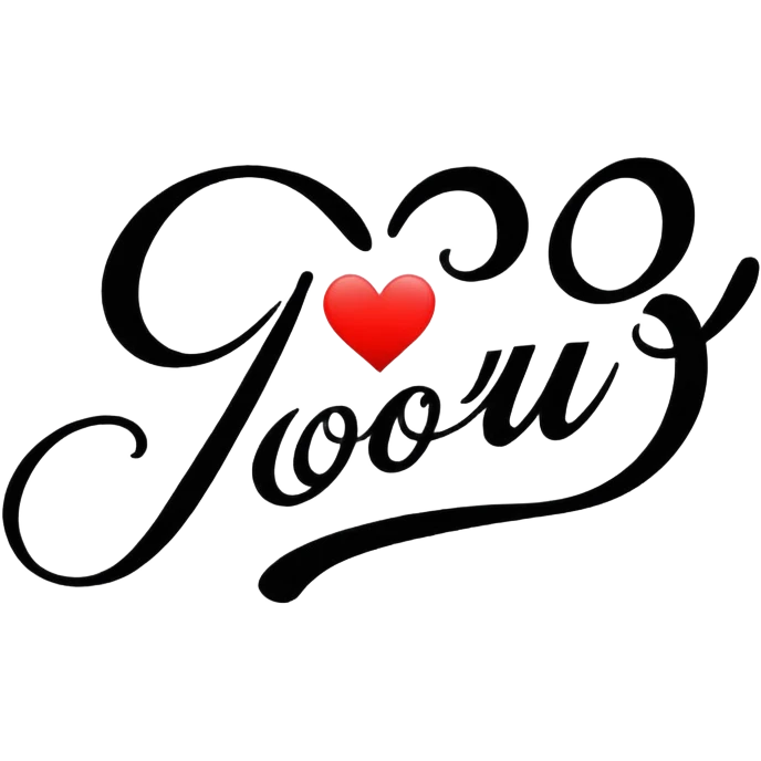 I love you written in cursive  emoji