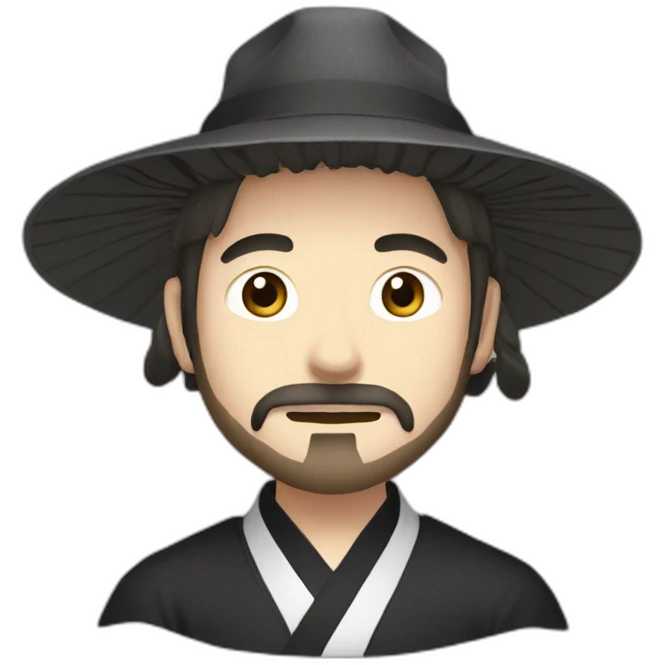 artistic neckbeard that enjoys japan emoji