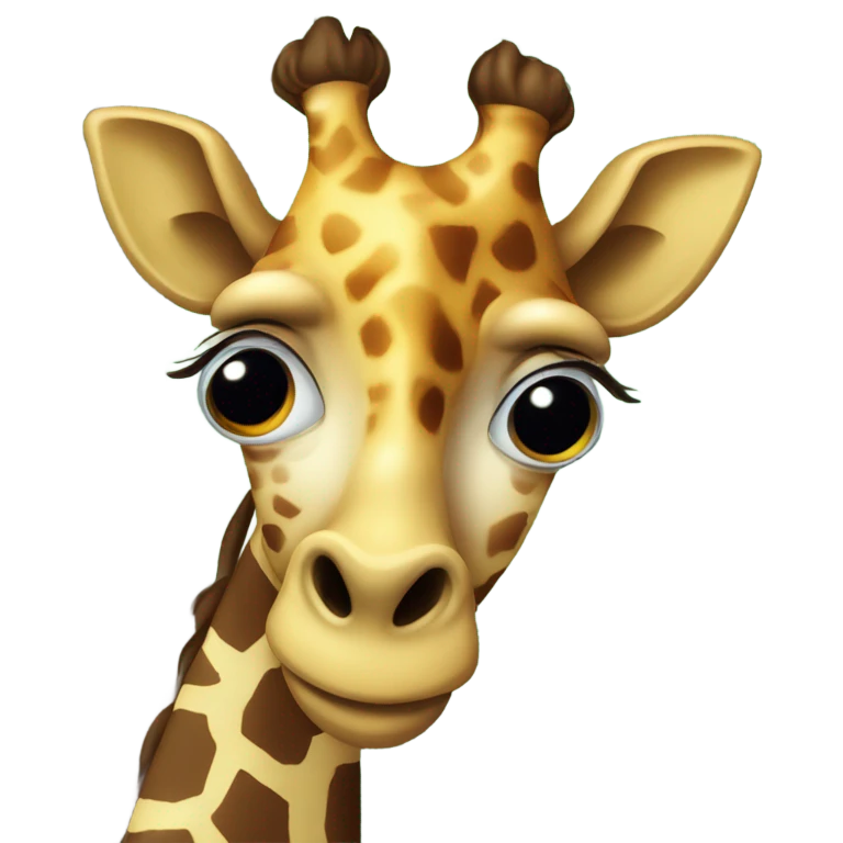 Sleepy giraffe  emoji