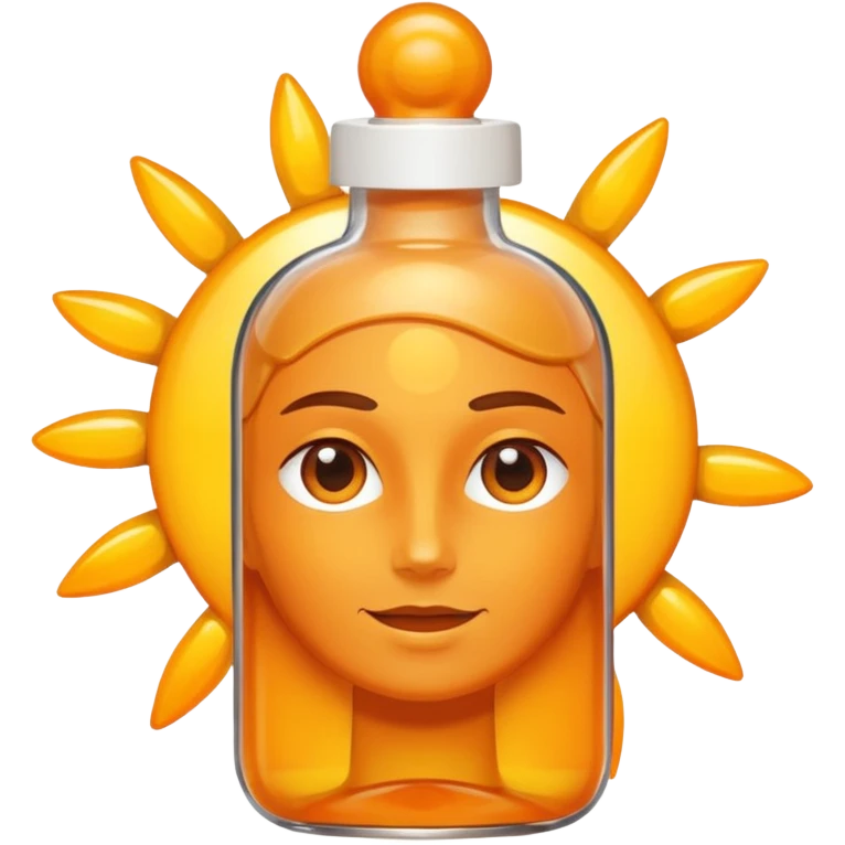 Vitamin A Retinol  and sun emoji