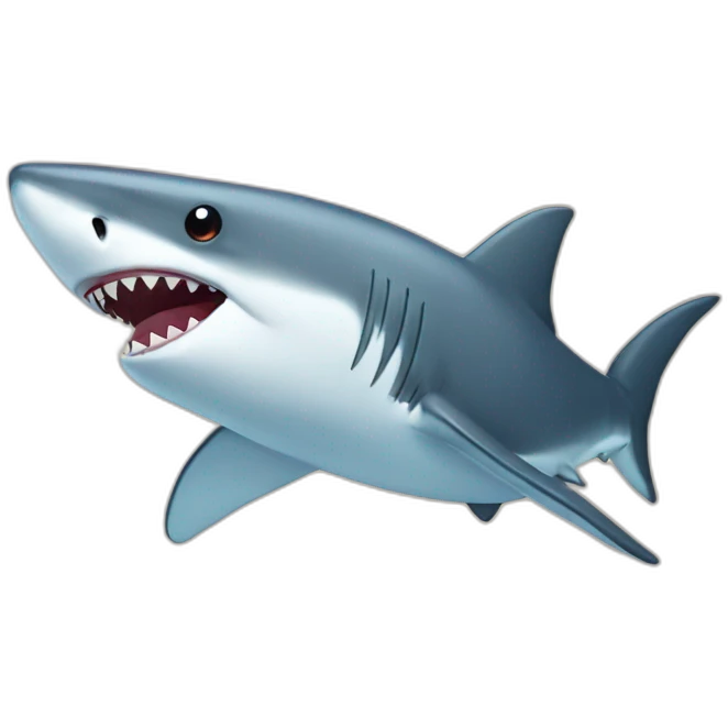 Shark with plush  emoji