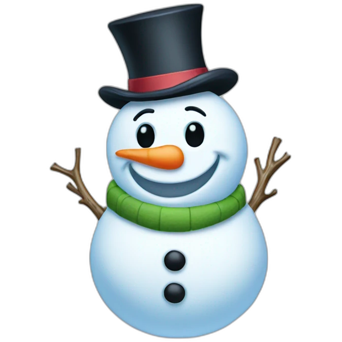 frosty the snowman emoji