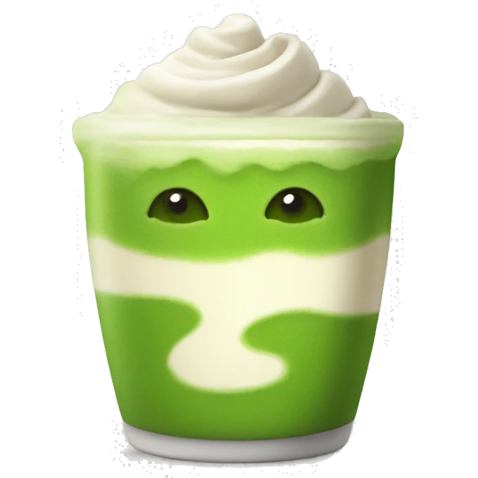 Matcha latte emoji