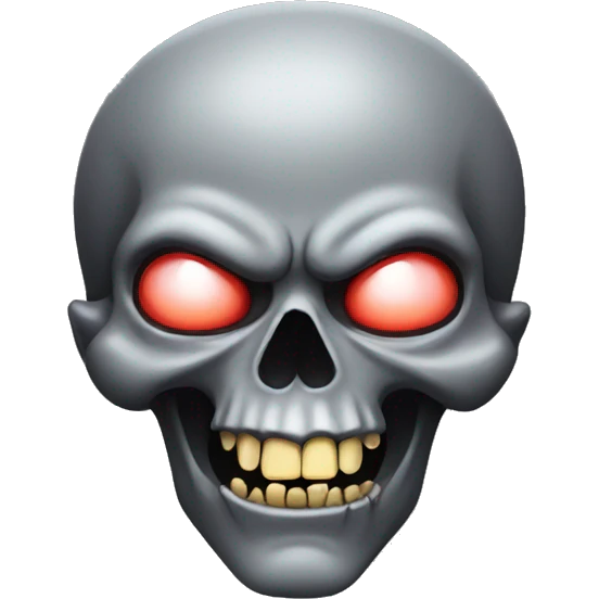 Vampire skull emoji