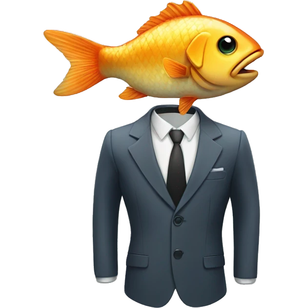 fish in a suit emoji