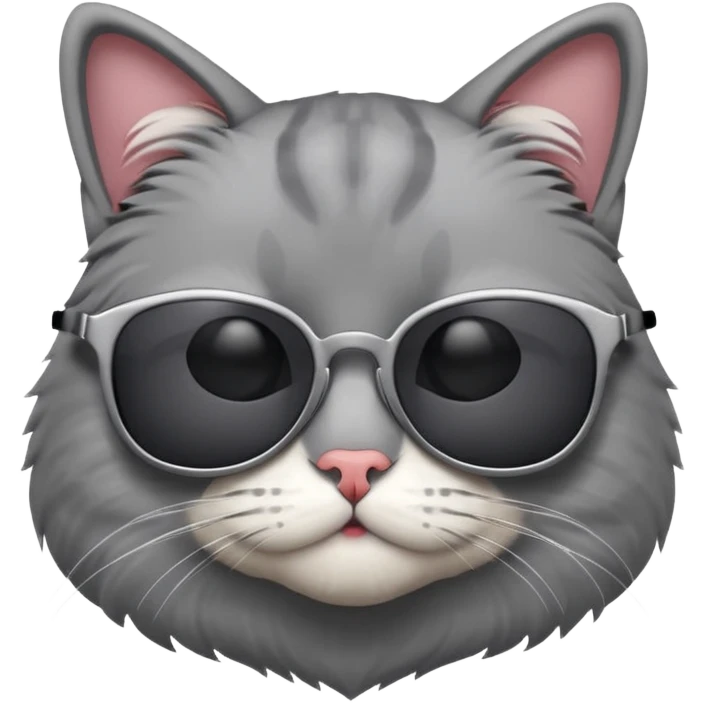 Cat wearing sunglasses emoji