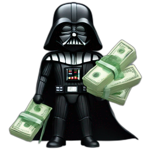 vader with money emoji