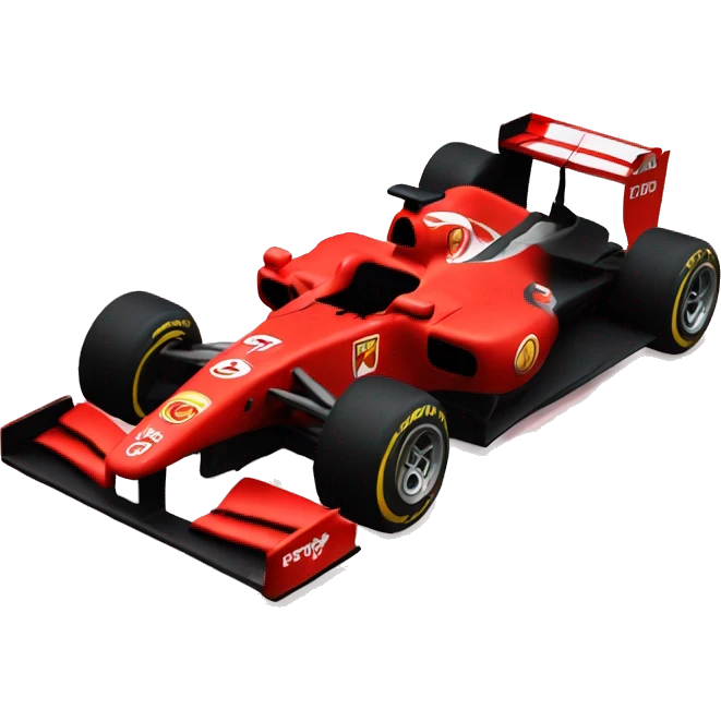 F1 red car emoji