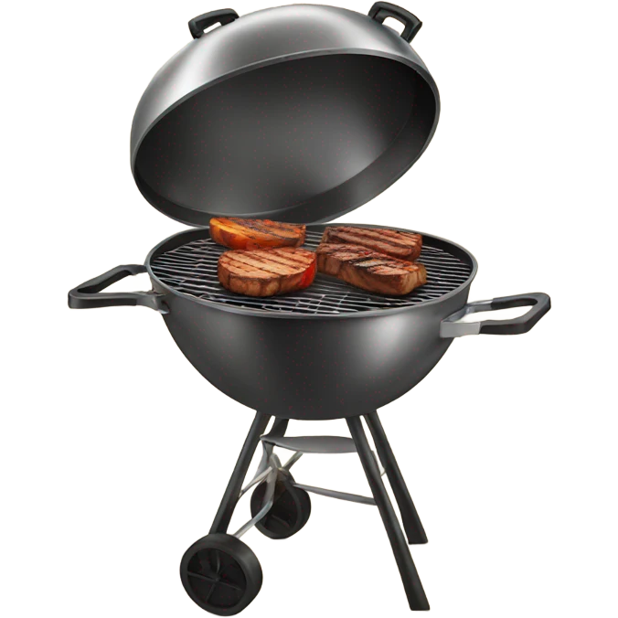 Cook bbq on the grill emoji