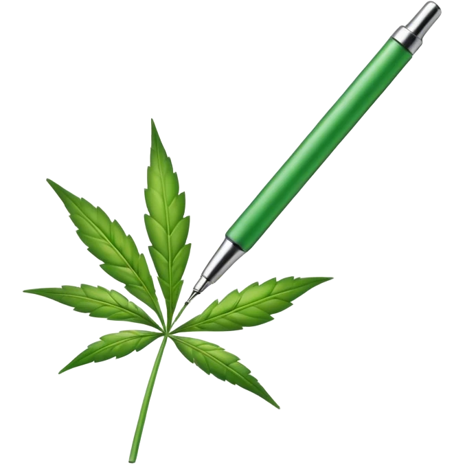 Weed pen emoji