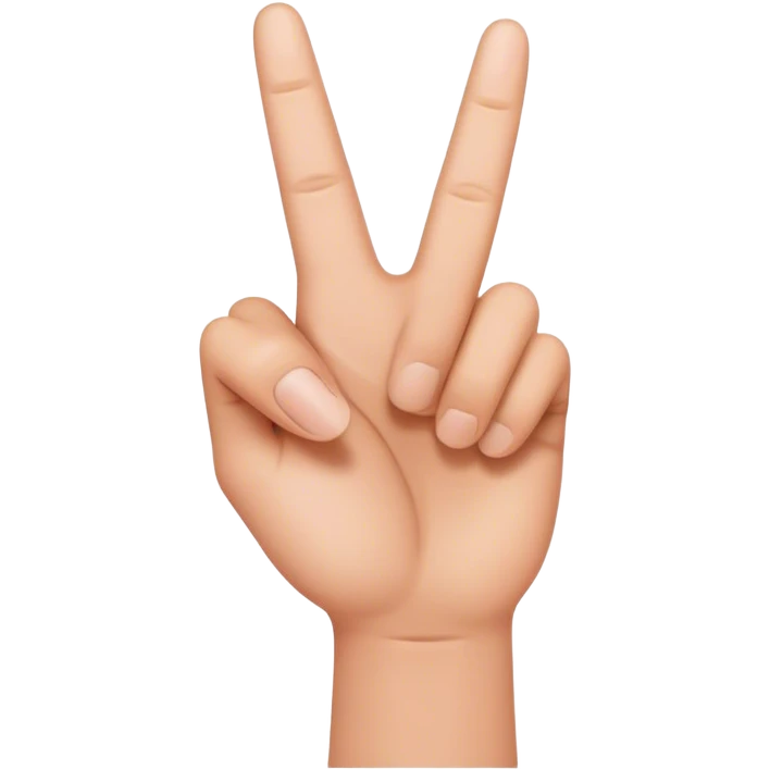L hand sign emoji