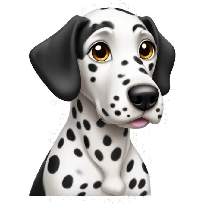 A Dalmatian puppy  emoji