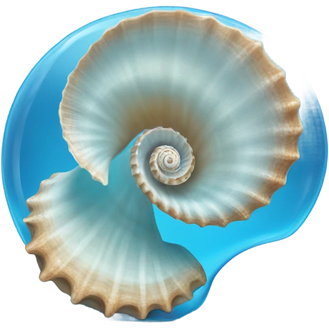 A underwater shell emoji
