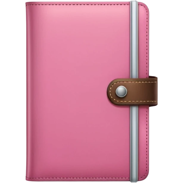 girly pink notebook planer not childish emoji