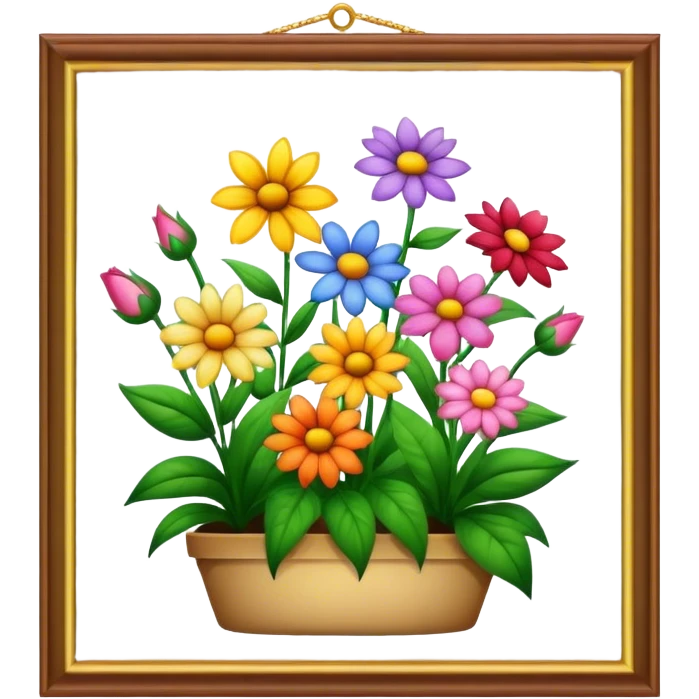 Flower show emoji