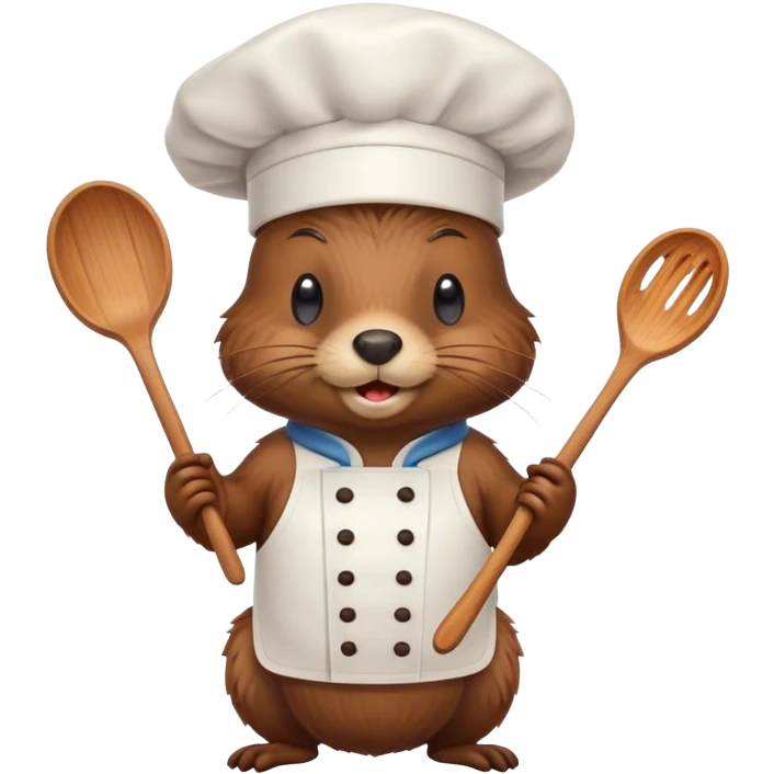 Cooking beaver emoji