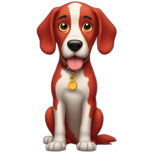 Clifford bid red dog emoji