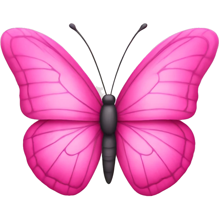Pink butterfly  emoji