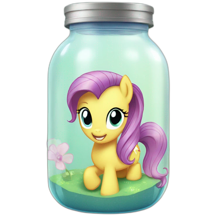 My little pony in jar emoji