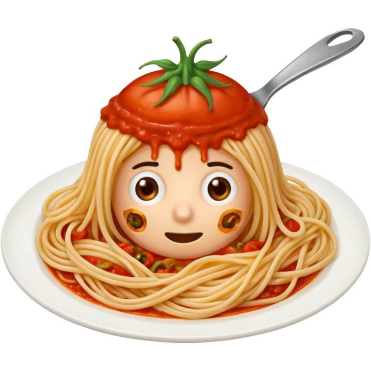 spaghetti all'assasina emoji