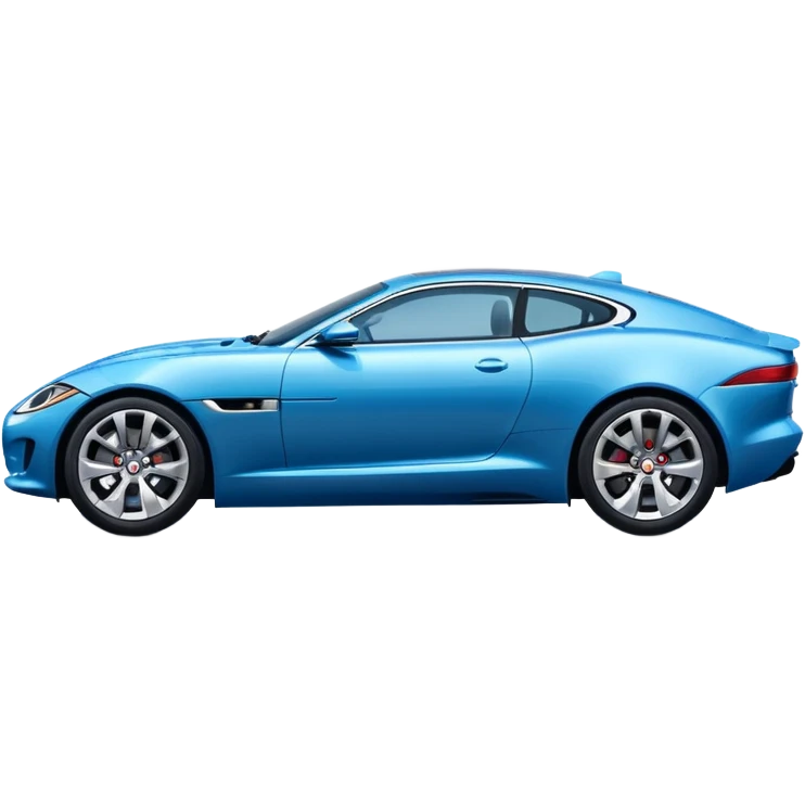 blue jaguar ca side view emoji
