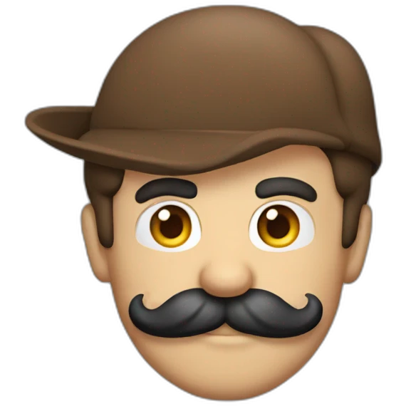 moustache de mario emoji