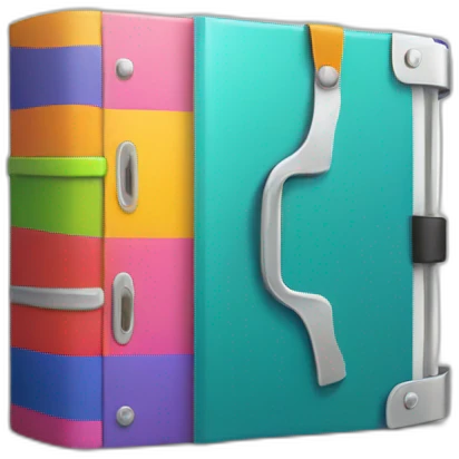 binder colourful emoji