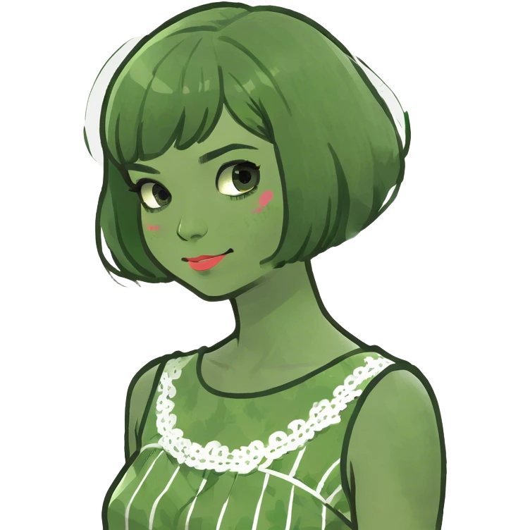short hair girl  emoji