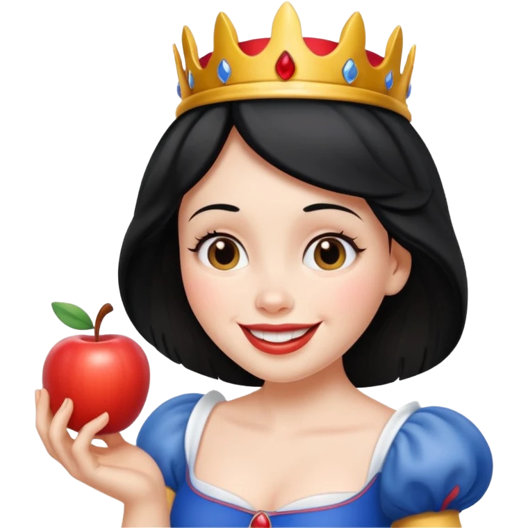 Snow white with penis emoji