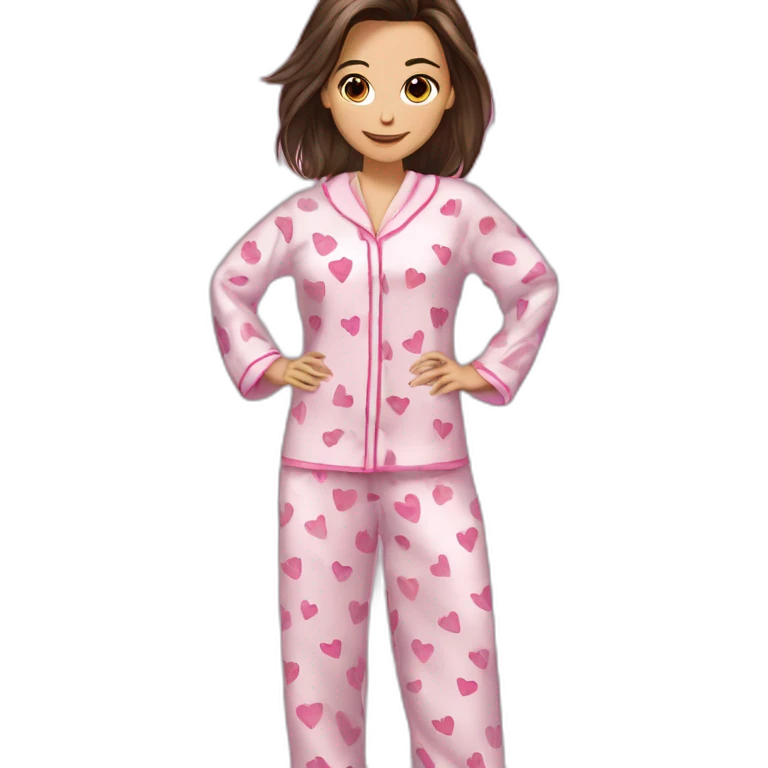 nina dobrev pyjamas emoji