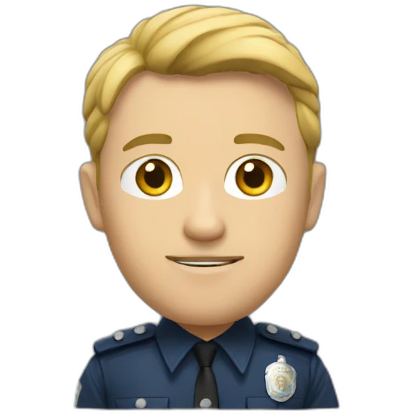 Un policier qui se bat emoji