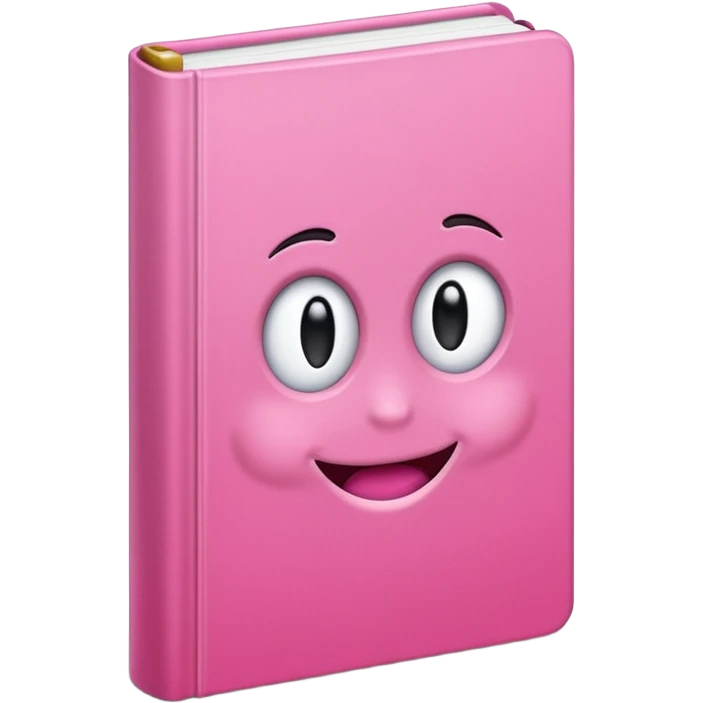 pink book emoji