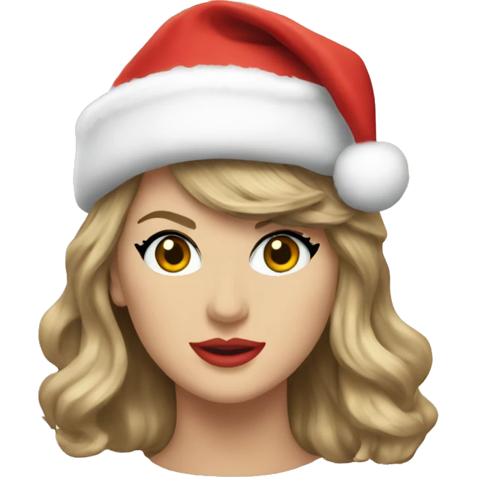 Taylor swift Christmas emoji