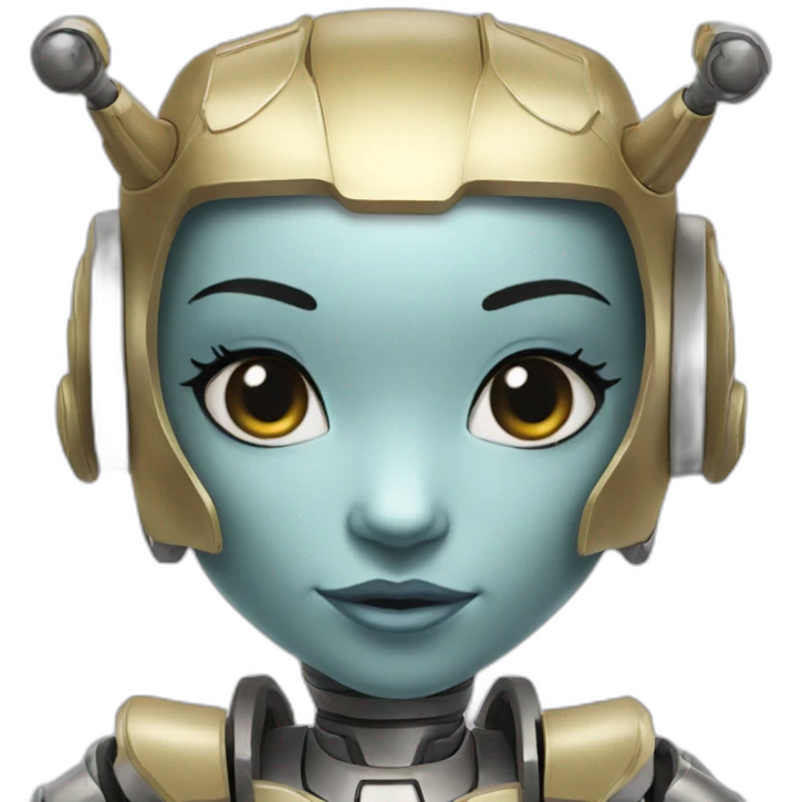 Princess robot bullgum emoji