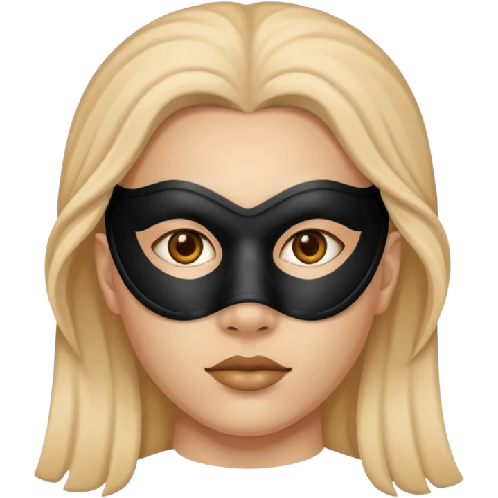 Ladron con mascara emoji