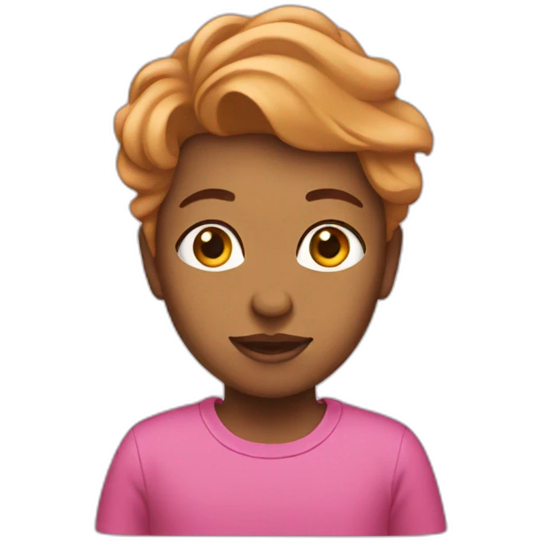 Pink-amongi emoji