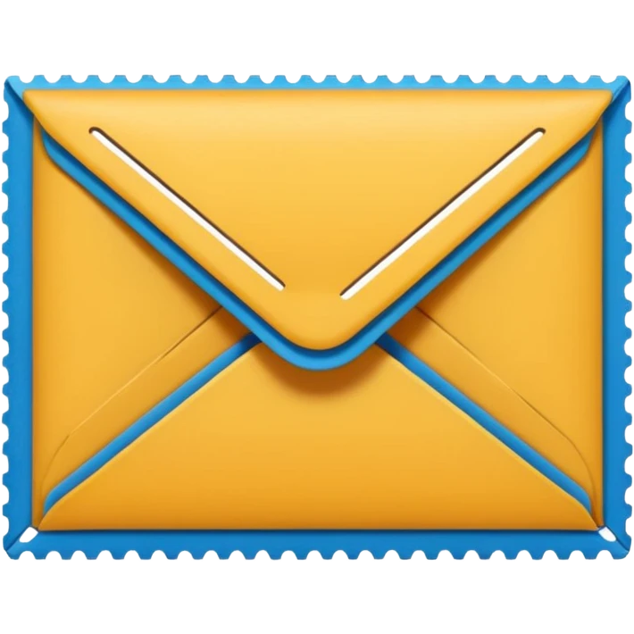 Envelope stamp emoji