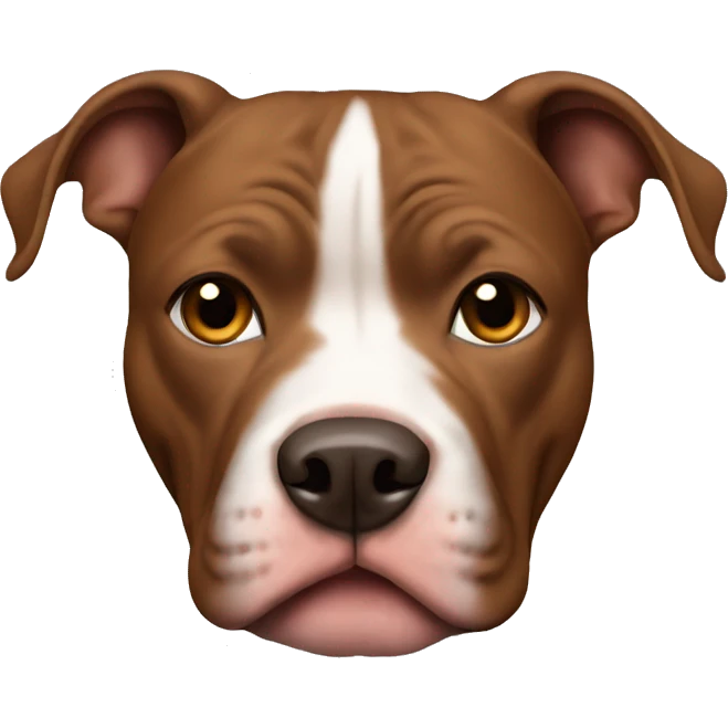 Brown pitbull  emoji