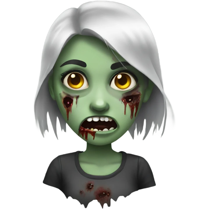 zombie girl  emoji