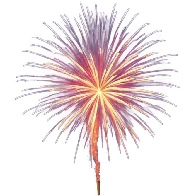 Fireworks emoji