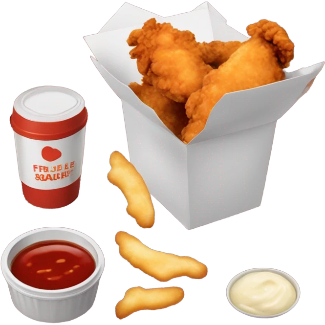 raising canes box combo emoji