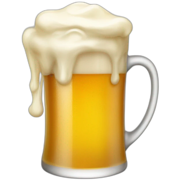 mug of cream beer emoji