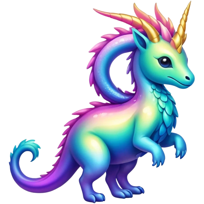  Iridescent gradient fakemon-creature  emoji