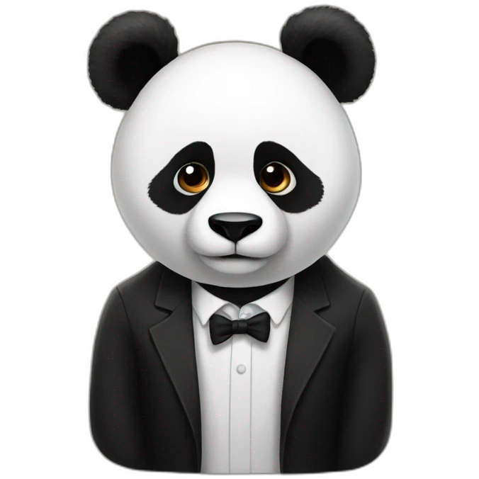 Panda but godfather  emoji