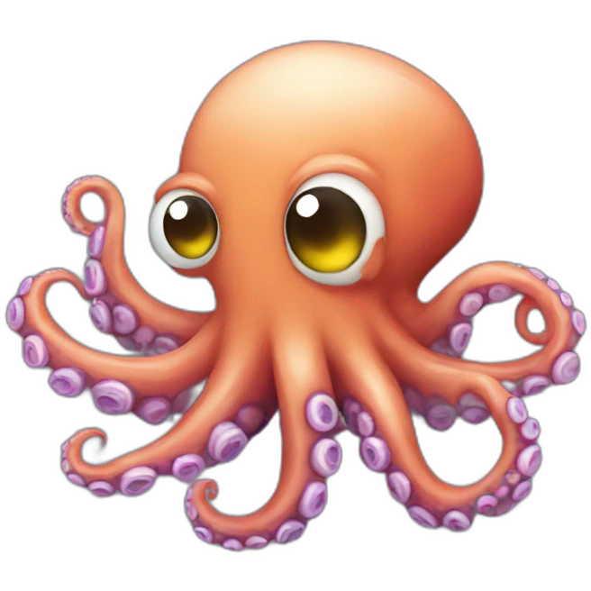 Octopus random colors emoji