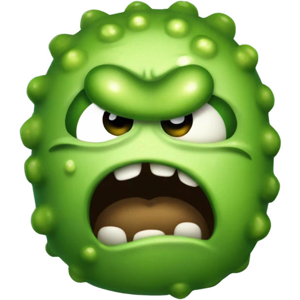 Angry pickle  emoji