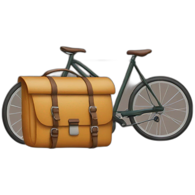 Bike bag emoji