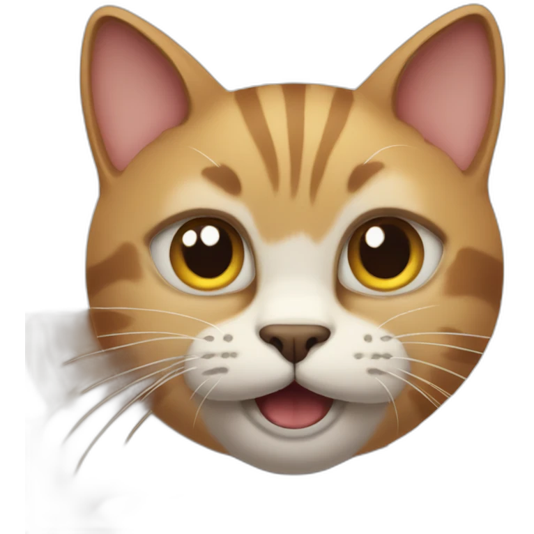 cat scared with his two paws on his face emoji