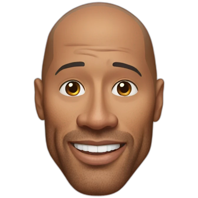 dwayne johnson emoji